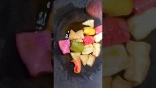 पापड़ फ्राई नाश्ता snacks fry #food #haryanastreetfood #shortsviral #cooking #satisfyingsounds