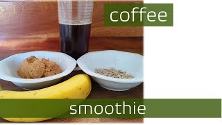 Banana coffee smoothie recipe