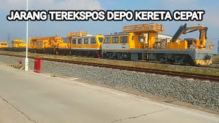 🔴 Jarang Terekspos Depo Kereta Cepat Jakarta Bandung Yuk Tengok Keberadaan Joint Workshop Tegalluar