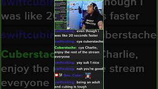 3BLD WR holder Charlie Eggins for Meet A Cuber episode 7? | geo_cuber on #Twitch