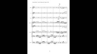 Alexander Glazounov – Fugue in D Major, Op. 93 (Woodwind Choir)