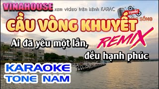 Cầu Vòng Khuyết Remix Karaoke | Tone Nam | Karaoke Nhạc Sống Sóc Trăng