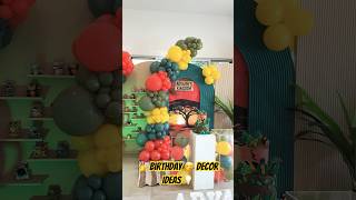 Boy's 1st Birthday Decor Ideas 🥳 💡 🎈 #birthday #decoration #ideas #shorts #subscribe #trending