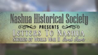 Nashua (NH) Historical Society -  Letters to Nashua