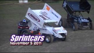 Sprintcars - Macs Speedway - November 5 2011