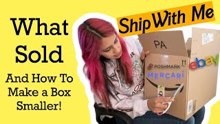 Ship With Me! What Sold on eBay and How I resize Boxes