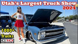 C10 NATIONALS SALT LAKE CITY 2024 ("THE BIG ONE") UTAH TRUCK SHOW - CLASSIC & CUSTOM TRUCKS in 4K