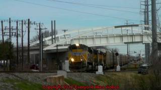 UP 8537 detour Z-train on the KCS at Garland, Tx. 01/28/2012 ©