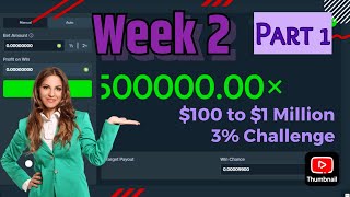 Week 2 $100 to $1 Million 3% Challenge Part 1 | LIMBO