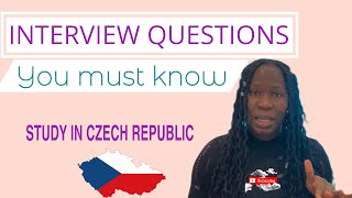 How to Ace Your Interview for Study Visa || Study in Czech Republic || Commonly Asked Questions