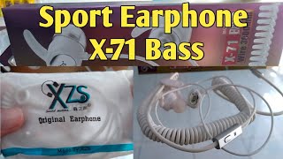 Sport Earphone X-71 Bass