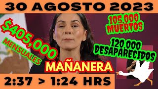 💩🐣 Conferencia de prensa matutina *Miércoles 30 de Agosto 2023* Presidente AMLO de 2:37 a 1:24.