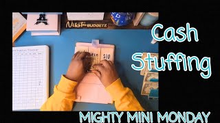 CASH ENVELOPE STUFFING | MIGHTY MINI MONDAYS |How to GET OUT OF DEBT on a low income |