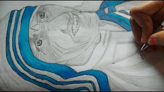 Mother Teresa ||potrait sketch