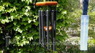 Adante 28 inch Wind Chime, Satin Black