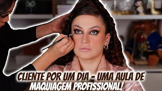 FUI CLIENTE POR UM DIA - MAQUIAGEM PROFISSIONAL e TRAJETÓRIA com COM ALLANA MENDEZ! | Duda Fernandes