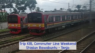 Trip Kereta Commuter Line Stasiun Rawabuntu - Tenjo Menikmati Weekend Naik KRL