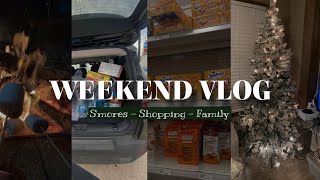 WEEKEND VLOG✨ | SHOPPING 👜| HOLIDAY PREP 🎄| MEMORIES | & MORE #holidayseason #family #smores ❄️