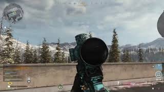 Magnifique Headshot au sniper sur un ennemi en plein air! MODERN WARFARE WARZONE