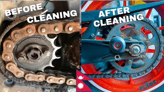 BIKE CHAIN CLEAN AT HOME | AFTER INDIA RIDE | NEPAL | 2023 ​⁠@pramodjungkarki19