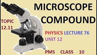 COMPOUND MICROSCOPE | PHYSICS LECTURE 76 UNIT 12 TOPIC 12.11