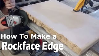 How to Make a Rockface Edge out of Wood