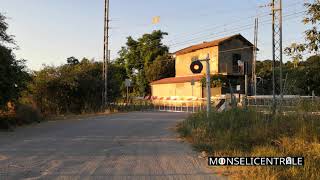 Passaggio a livello di via della Fontanella Oriolo Romano VT + transito TAF 26