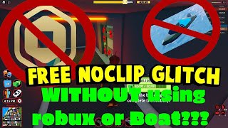 New Jailbreak Noclip glitch without wasting Robux?