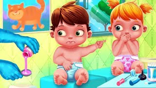 Fun Care Kids Games - Baby Twins Adorable Two - Play And Learn How To Take Care Of Babies