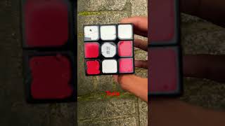 Beautiful Tesla logo|subscribe|#short|😲😃|on Rubik’s cube.