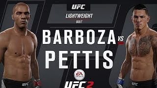 Anthony Pettis -Vs- Edson Barboza ☆EA Sport UFC 2☆