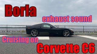 POV | CHEVROLET CORVETTE C6: LOUD V8 SOUND with Borla Exhaust | Cruising Highway in Japan