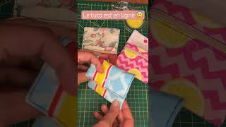 Le tuto complet pour faire ce porte-monnaie avec fermeture éclair est en ligne #tutocouture #diy