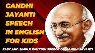 1 minute speech on Gandhi jayanti // few lines on Mahatma Gandhi || best speech on Gandhi jayanti