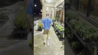 Power Washing Dirty Sidewalk #satisfyingvideo