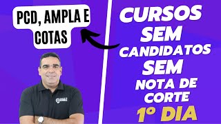 IMPORTANTE SISU 2!!!!!! CURSOS SEM NOTA DE CORTE , VAGAS DE NORTE A SUL DO PAÍS E BAIXA ADESÃO !!!!