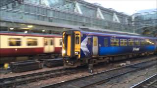 NTT:Trains at Glasgow Central (Higher and Lower Levels)