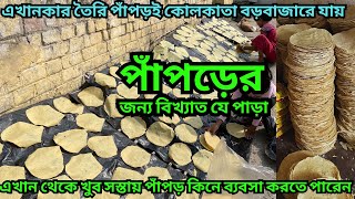 পাঁপড় || কয়েক হাজার মহিলার জীবিকা এই পাঁপড় তৈরি || papad recipe || কিভাবে পাঁপড় তৈরি হয় || papad