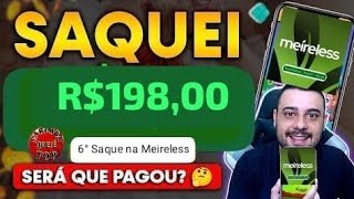 🟥VIROU SCAM 🚫 🟥MEIRELESS OURO VERDE | SAQUE DE R$198,00 | SERÁ QUE ELA PAGOU? | CONFIRA😱🤑