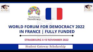 World Forum for Democracy 2022 Fully Funded