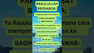 RASULULLAH BERSABDA#shorts#sabda