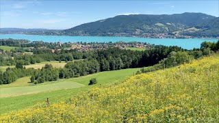 Tegernsee: Wanderung zum "Bauer in der Au"  (in 4K)