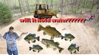 Building a pond!!!(WHAT DID WE DO?!?)