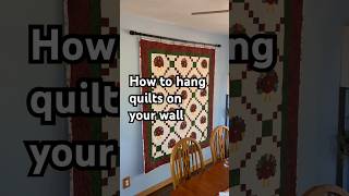 3 products to make your quilt hang in the wall