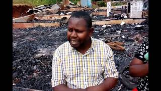 The Family of David Gitau that lost everything after tragic fire destroyed their house completely.