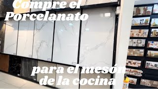 | Porcelanato para el Mesón de la cocina ⚒️