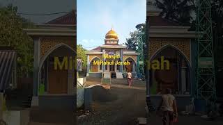 Masjid Miftahul Janah pengerjaan sudah 95%