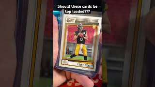 SHOULD THESE CARDS BE TOP LOADED???