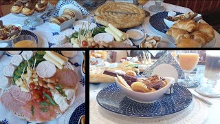 فطور/غذاء نهايه الأسبوع مع أسرتي- طريقه تحضير الوافل -gaufres-Brunch avec tout ce qu'on peut desirer