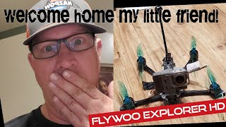 something special finally showed up tonight! dji fpv and the flywoo Explorer with caddx vista.